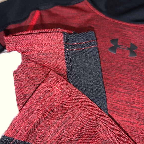 Under Armour . Cold Gear. Fleece Lined Hooded Cozy Shirt. Med - Picture 3 of 12